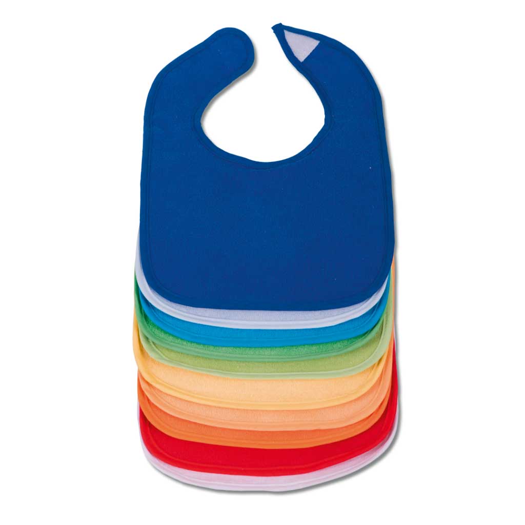 Lätzchen-Set in fröhlichen Farben