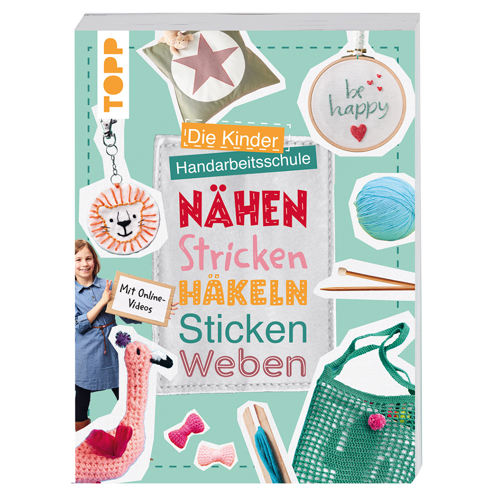 TOPP Die Kinder-Handarbeitsschule: Nähen, Stricken, Häkeln, Sticken, Weben-Bild Auf diesem Bild ist das Produkt mit der Art.Nr.: W-93707 zu sehen