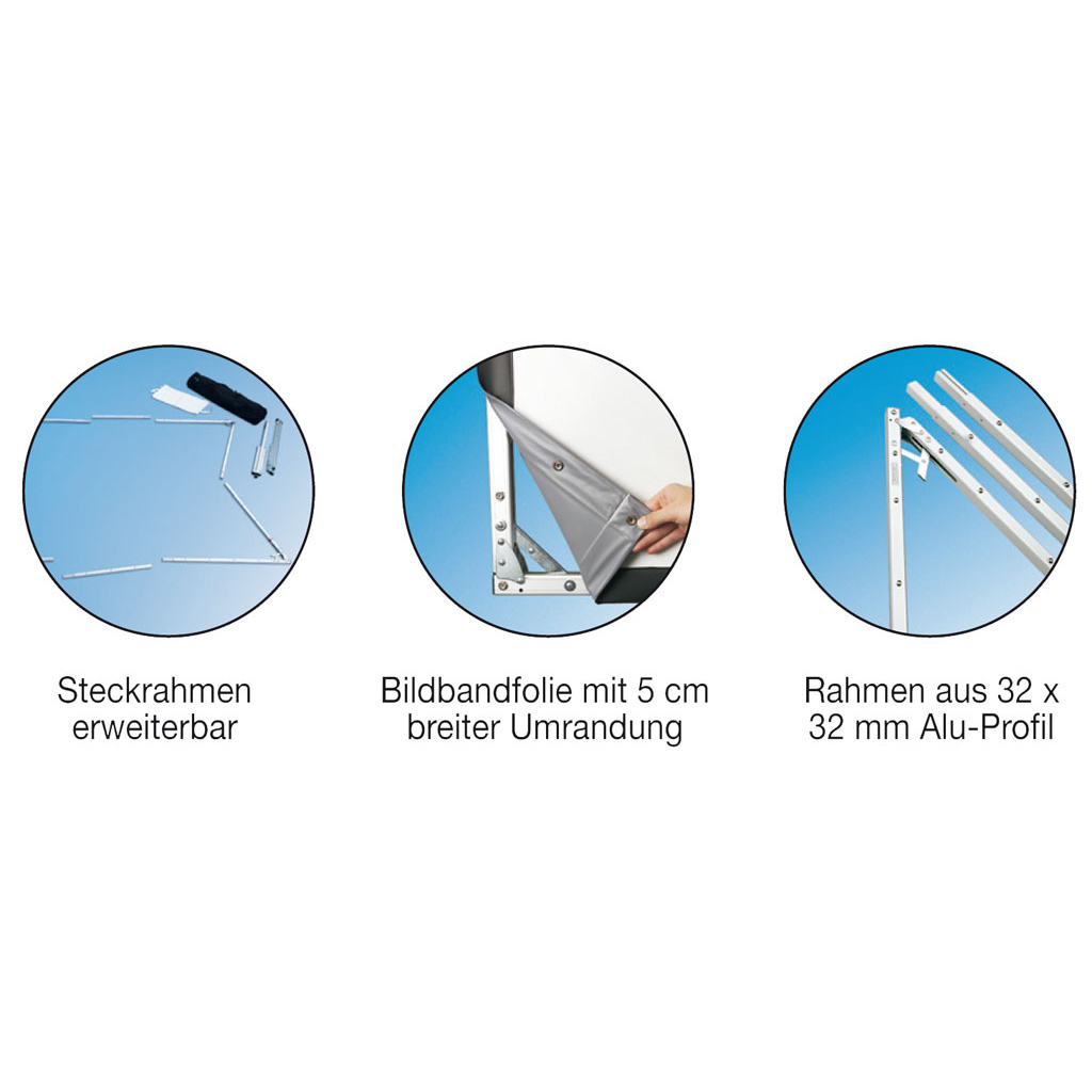 Falt-Bildwand MEDIUM Fold Standard