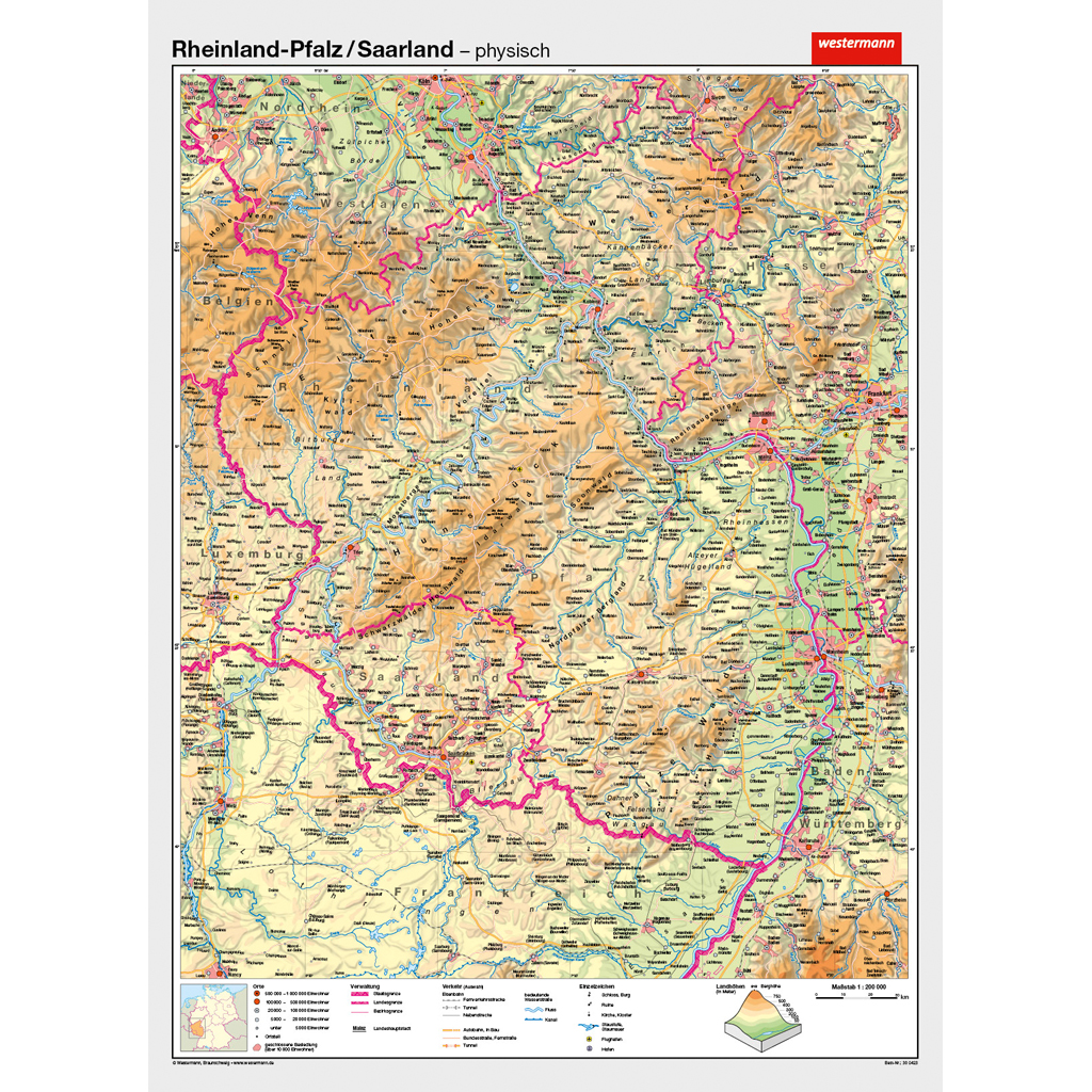 Rheinland-Pfalz/Saarland, VS physisch / RS politisch