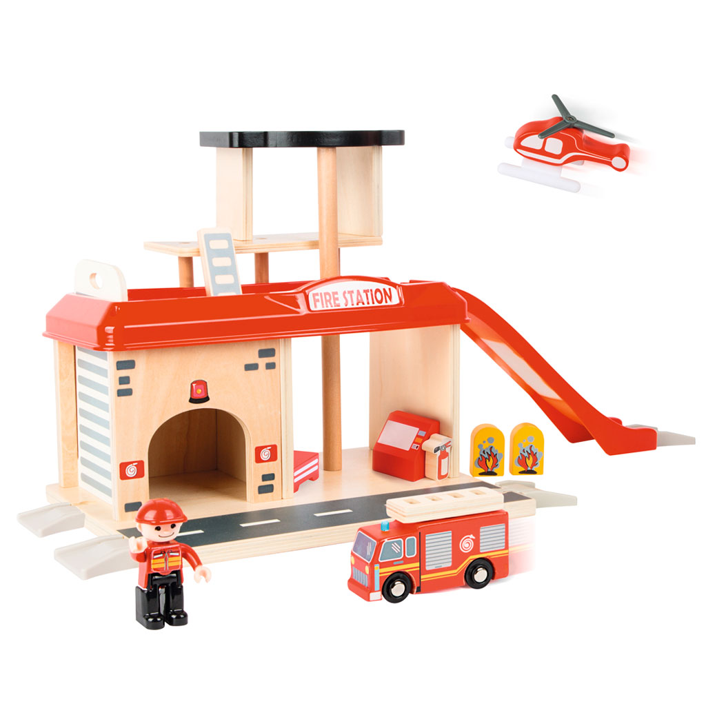 Spielewelt - Feuerwache mit Zubehör