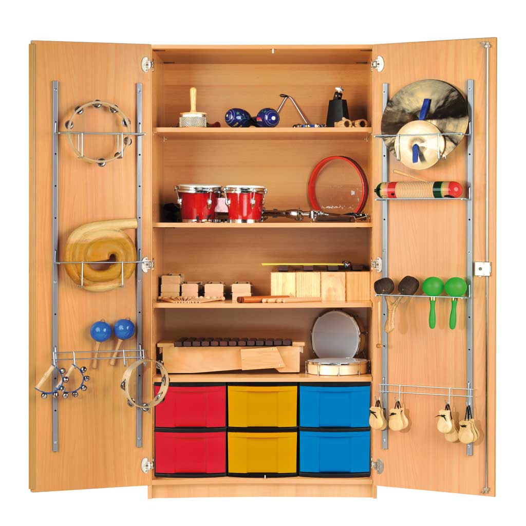 Modulus® Musikschrank mit 4 verstellbaren Böden