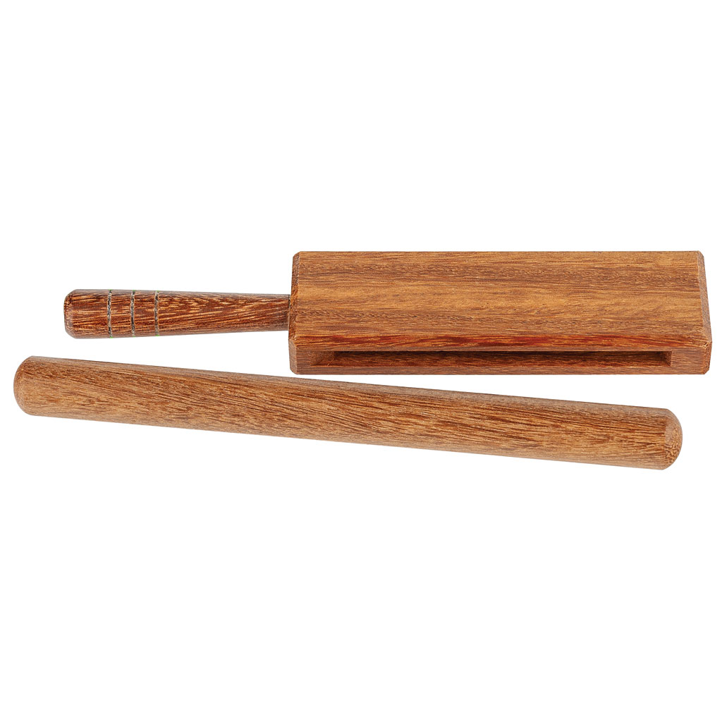 Goldon Holzblock-Trommel aus Palisander, inkl. Rundholz Goldon Holzblock-Trommel aus Palisander, inkl. Rundholz