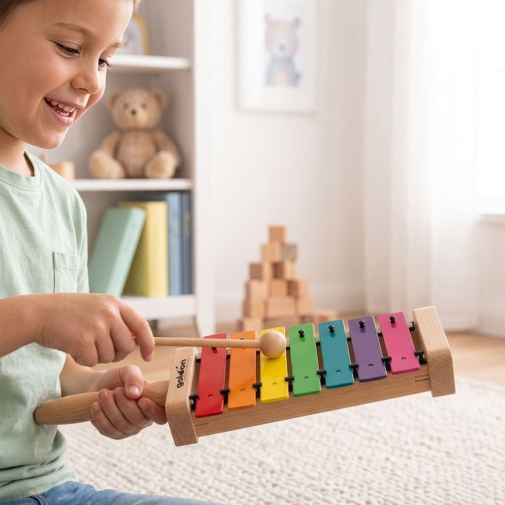 Goldon Hand-Glockenspiel, diatonisch
