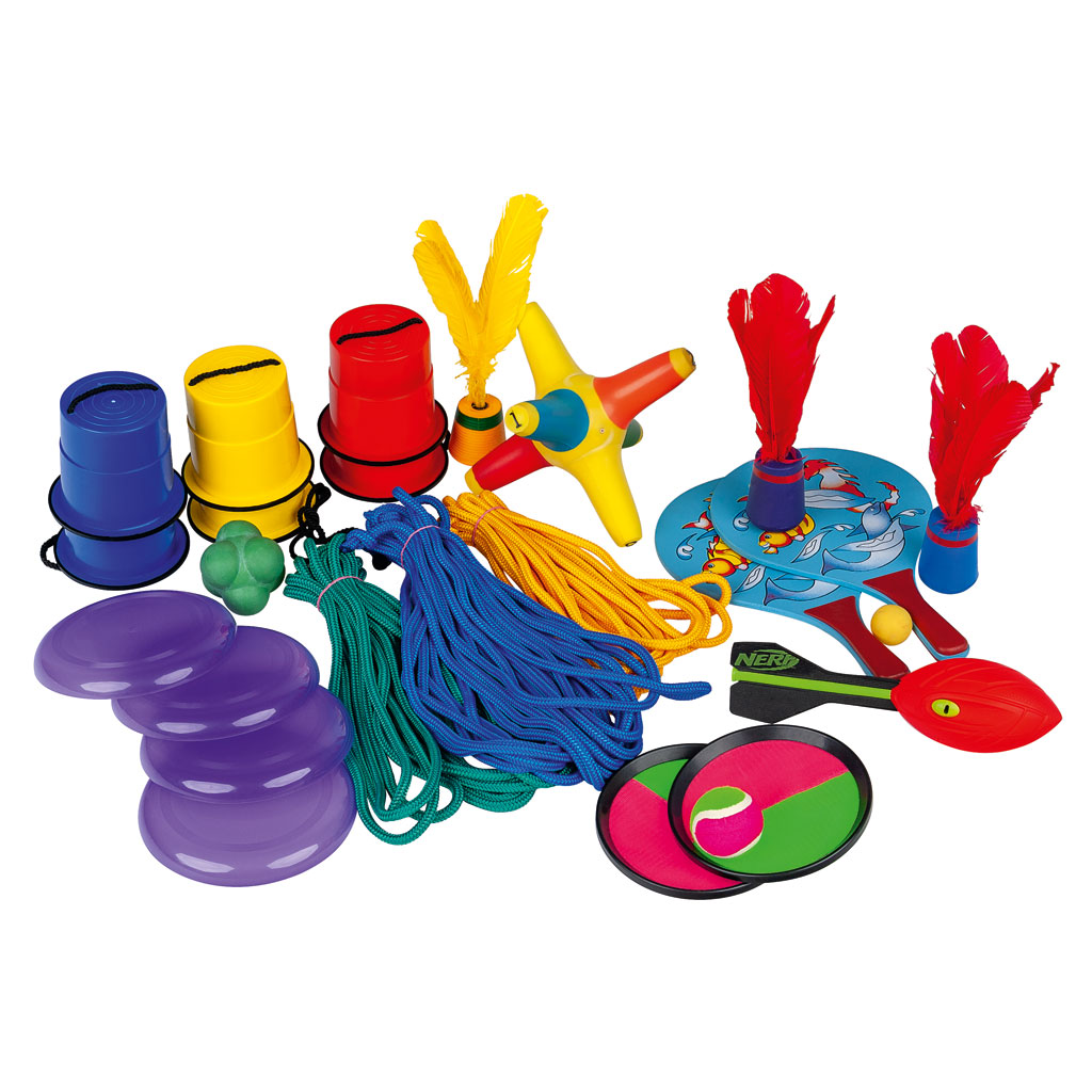 Spielkiste für Pause und Freizeit