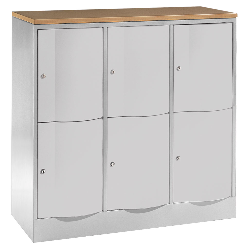 Großraum-Schließfachschrank, 3-reihig Großraum-Schließfachschrank, 3-reihig