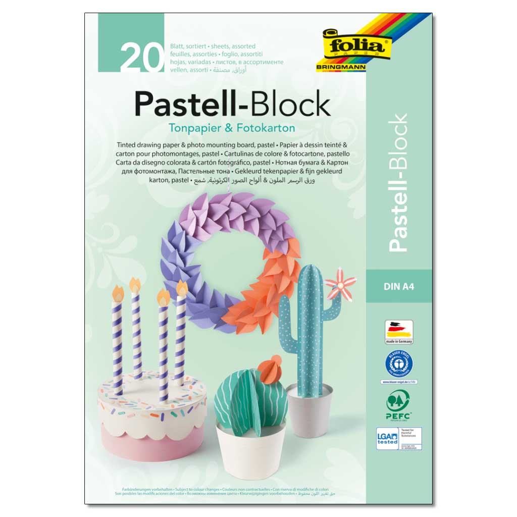Folia® Pastellblock DIN A4