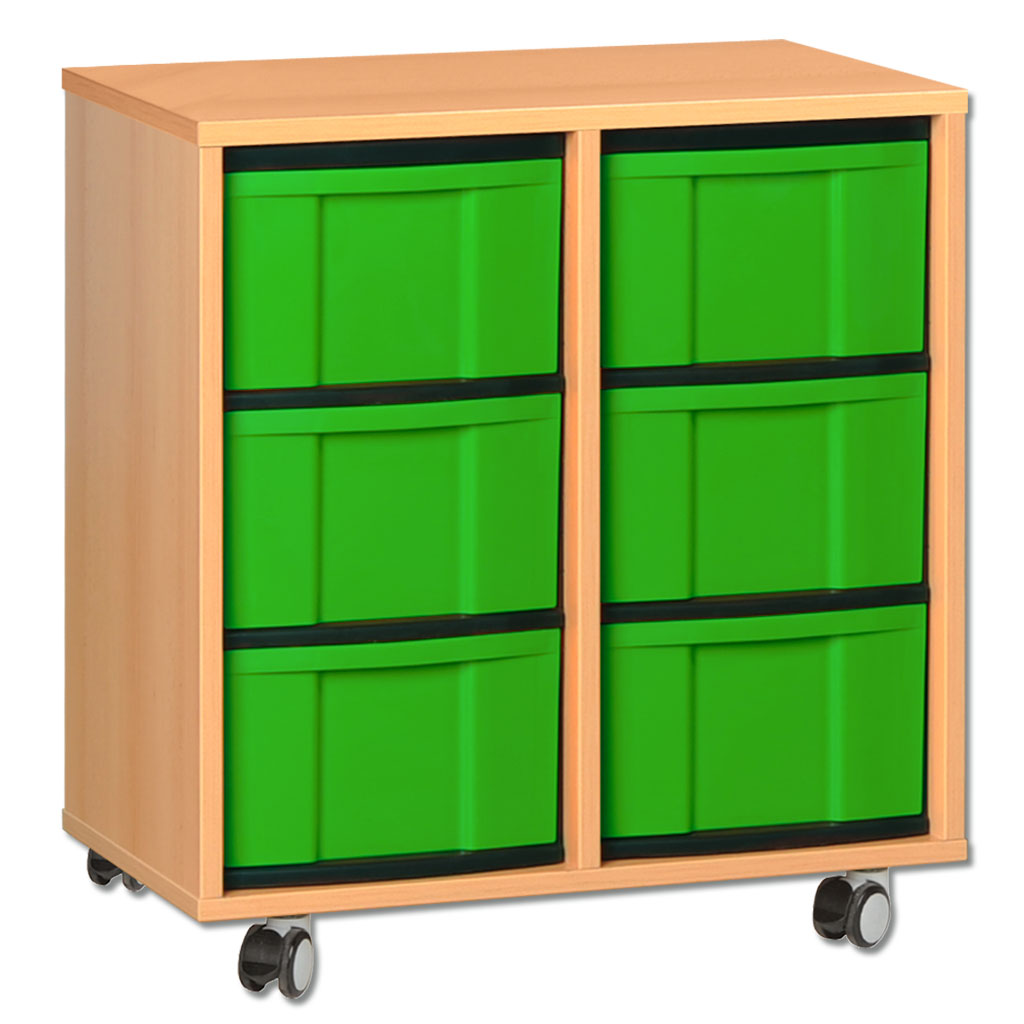 Modulus® Eigentumsschrank, 2-reihig, fahrbar oder feststehend