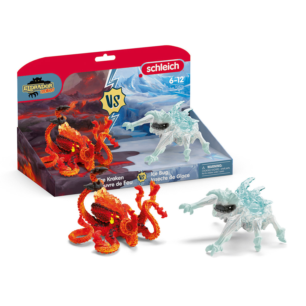 Schleich® Eiskäfer vs. Feuerkrake