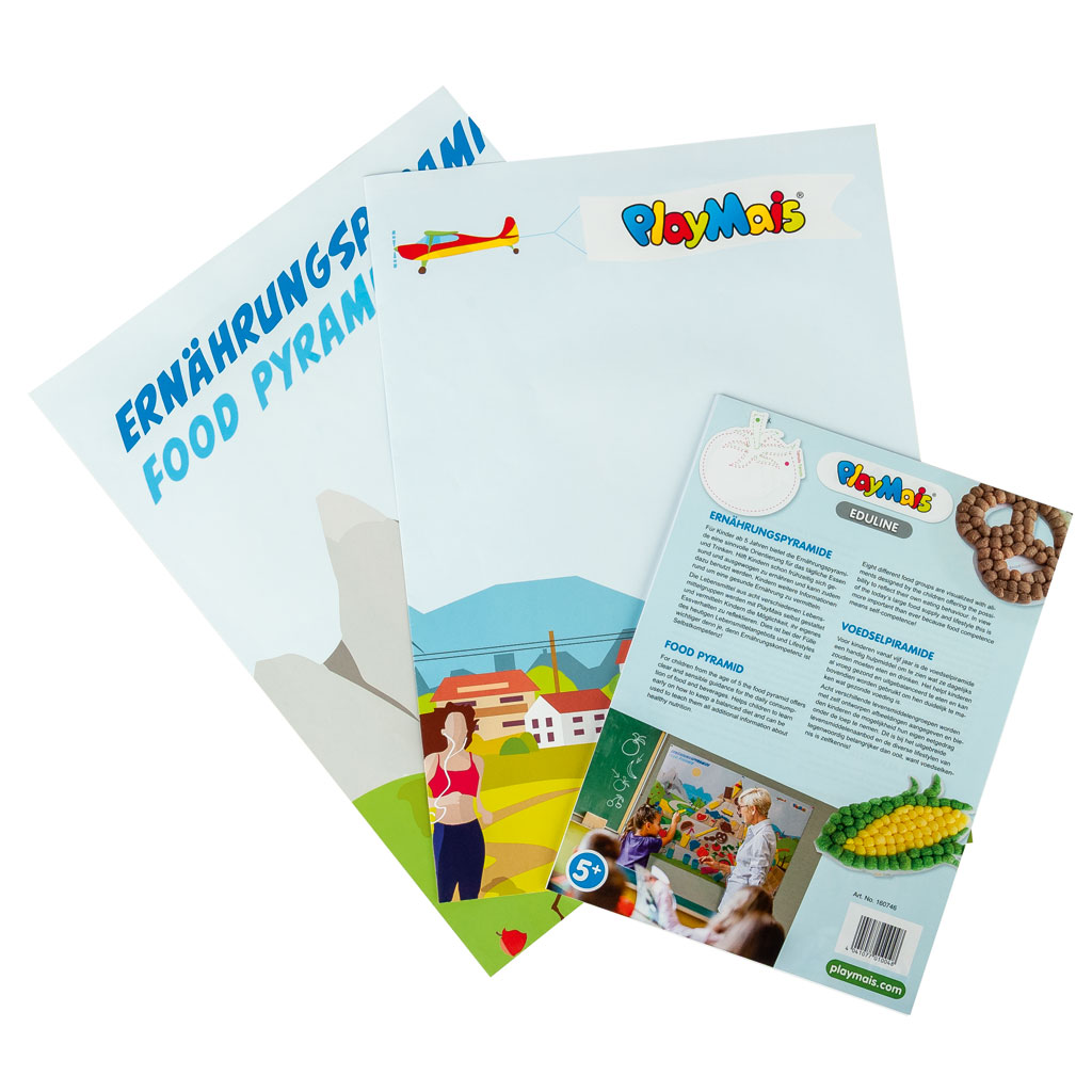 PlayMais® Lebensmittelpyramide, Poster