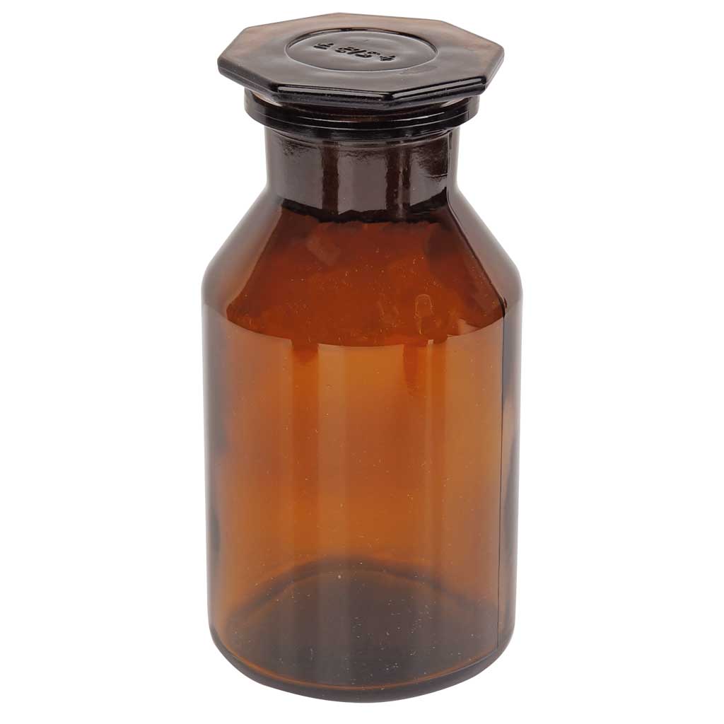 Steilbrustflaschen, Braunglas, Weithals