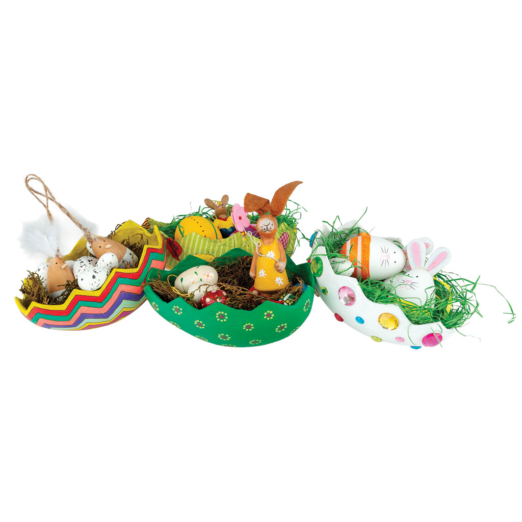Karton-Eierhälfte, 4er-Set