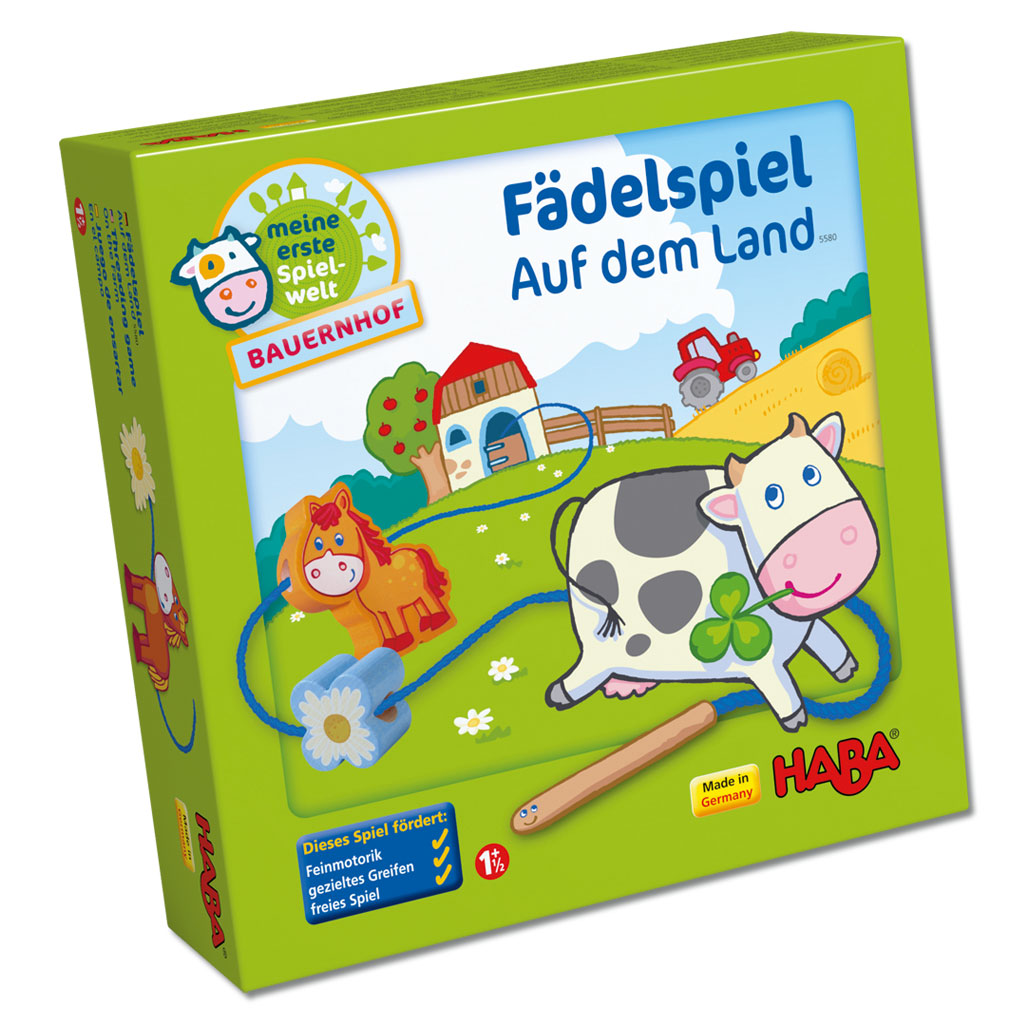 Fädelspiel Auf dem Land