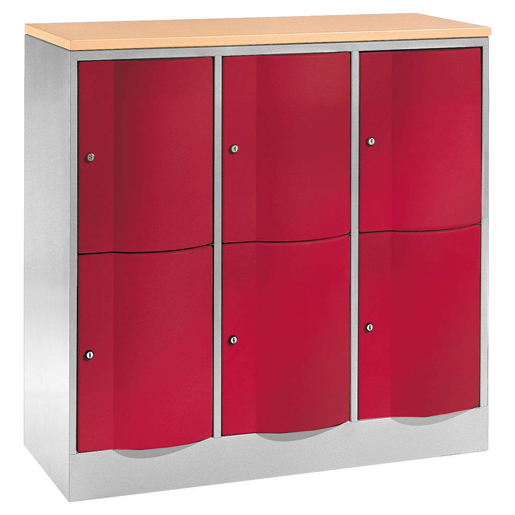 Großraum-Schließfachschrank, 3-reihig Großraum-Schließfachschrank, 3-reihig