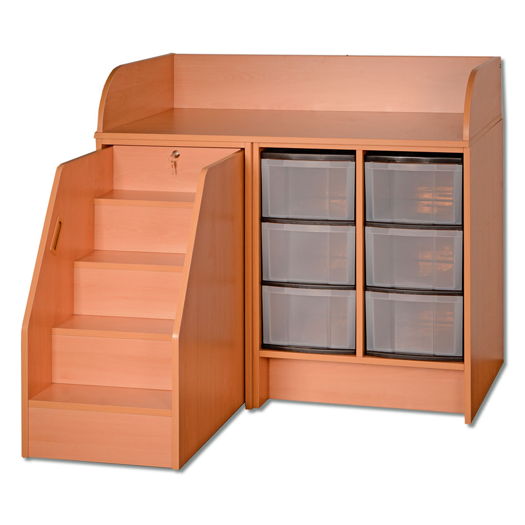 tempm44043-wickelkommode-7auBEReRIDJ9ti Modulus® Wickelkommode 7 mit 6 Schüben, Treppe links