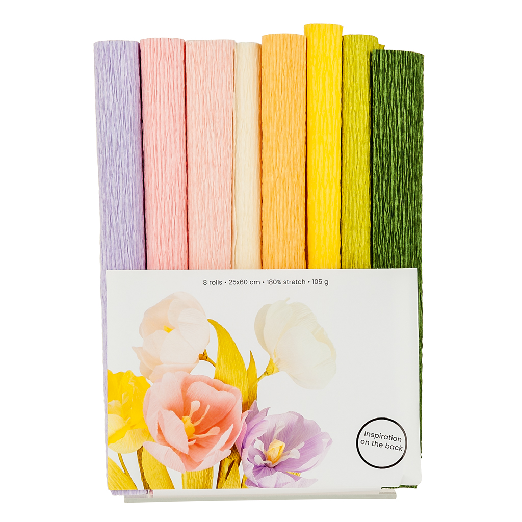 Krepppapier Pastell 105 g/cm²