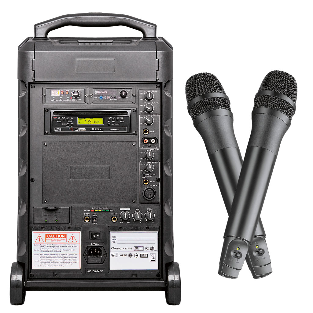 RCS® Sound Center DSC 150S4, inkl. Akku-Bild Auf diesem Bild ist das Produkt mit der Art.Nr.: W-44316 zu sehen