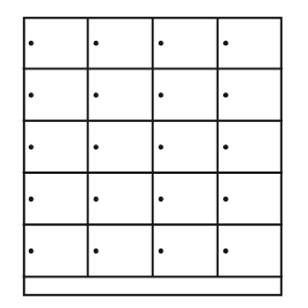 temp20-faecherTmqjfIIT2c9n4 Schüler-Schließfachschrank mit 5 Fächern übereinander