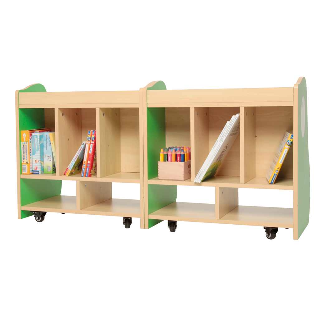 Bücherkiste Frosch, fahr- und klappbar