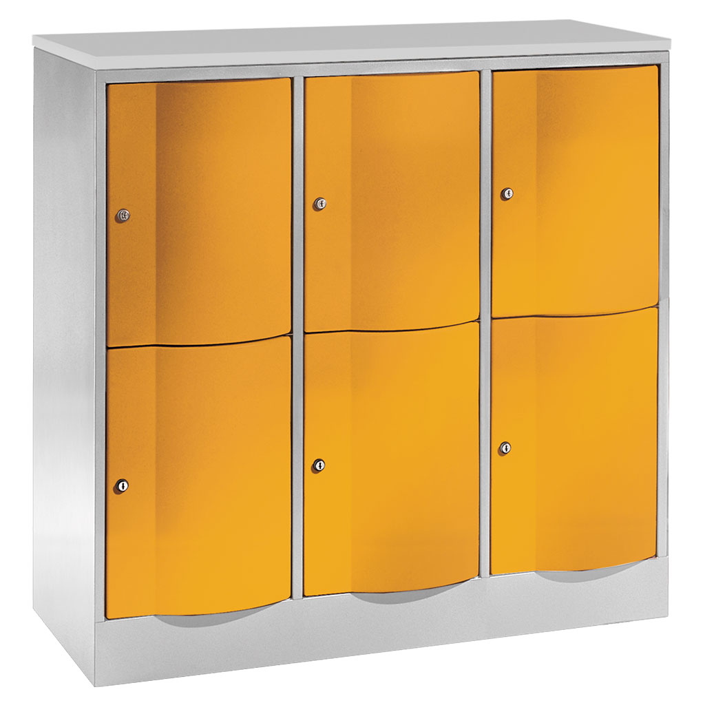 Großraum-Schließfachschrank, 3-reihig Großraum-Schließfachschrank, 3-reihig