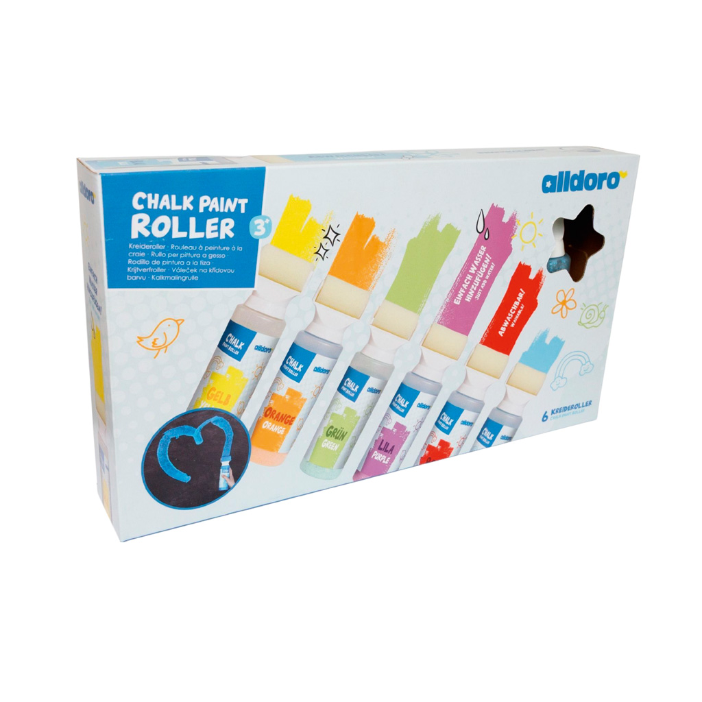 Kreideroller, 6er-Set