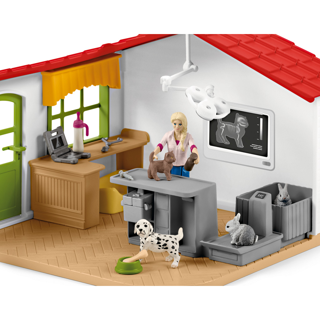 Schleich® Tierarzt-Praxis mit Haustieren