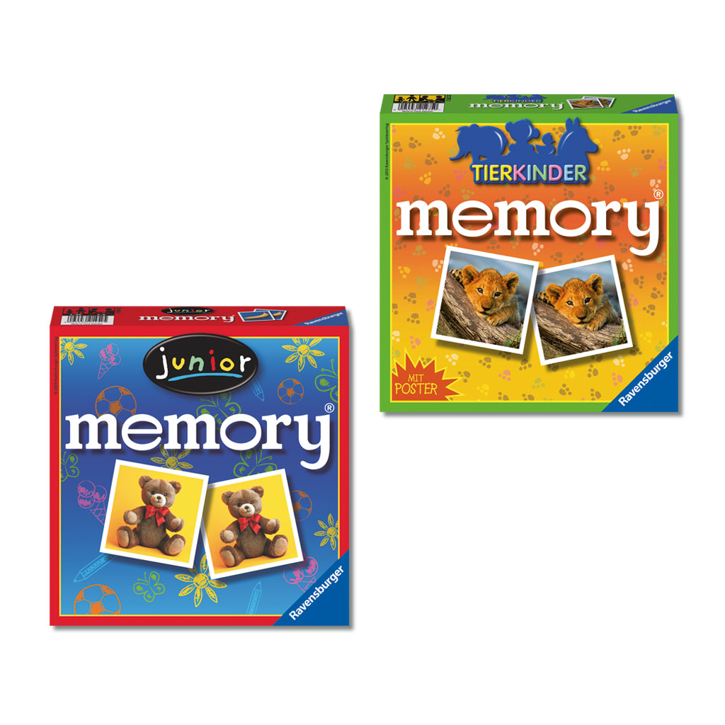 Memory® Junior &amp; Tierkinder im Set