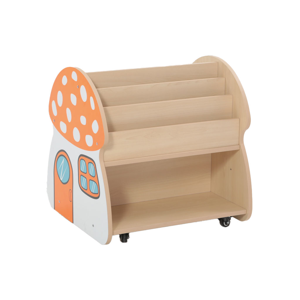 Bücherwagen Pilz, fahrbar