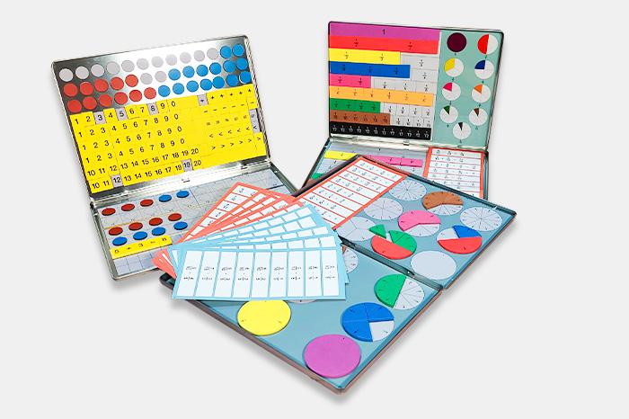 Magnetboxen für den Mathematikunterricht Drei Magnetboxen für Mathe