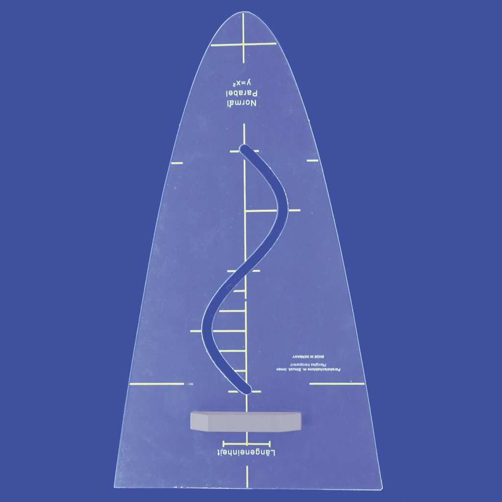 Parabel - Schablone – Sinuskurve innen, 60 cm