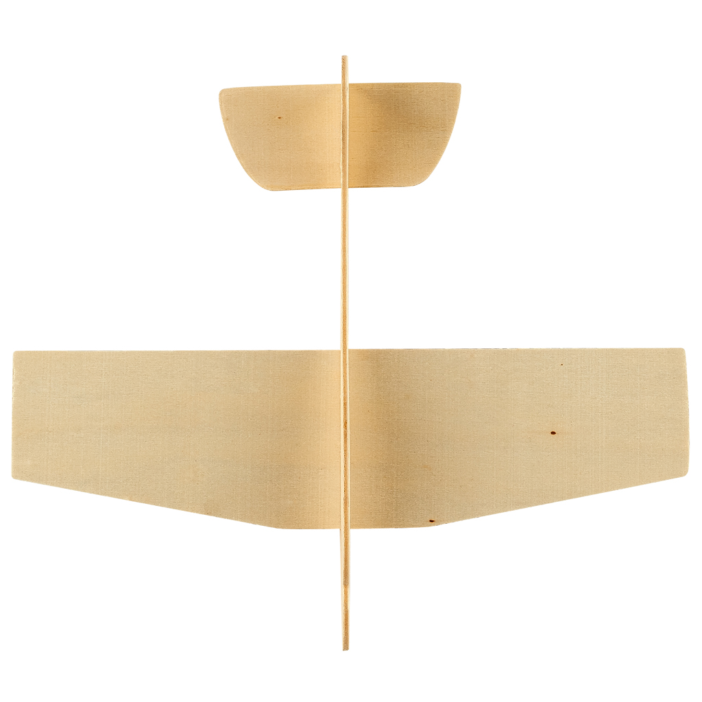 Holzflugzeuge, 3-teilig, blanko, 12 Stück Holzflugzeuge, 3-teilig, blanko, 12 Stück