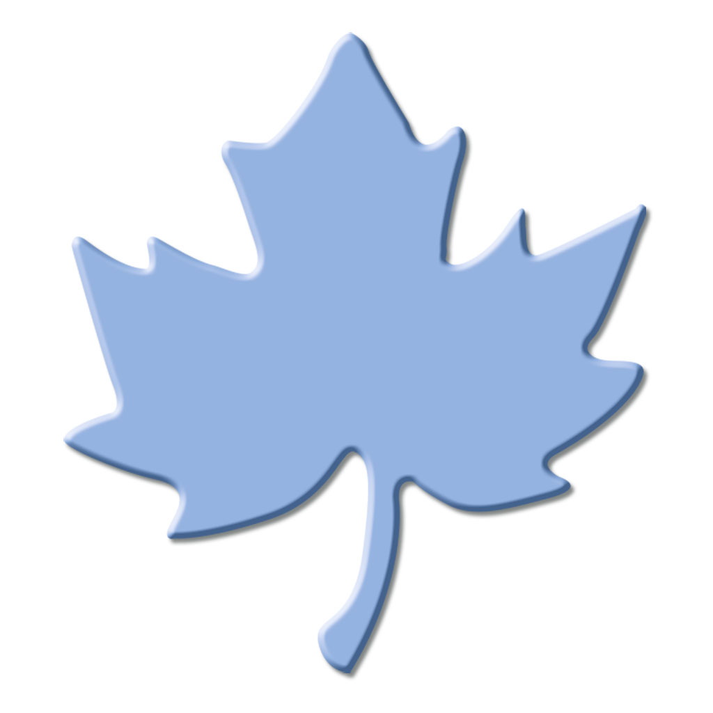 Motiv-Stanzer Groß, Motiv Ahornblatt