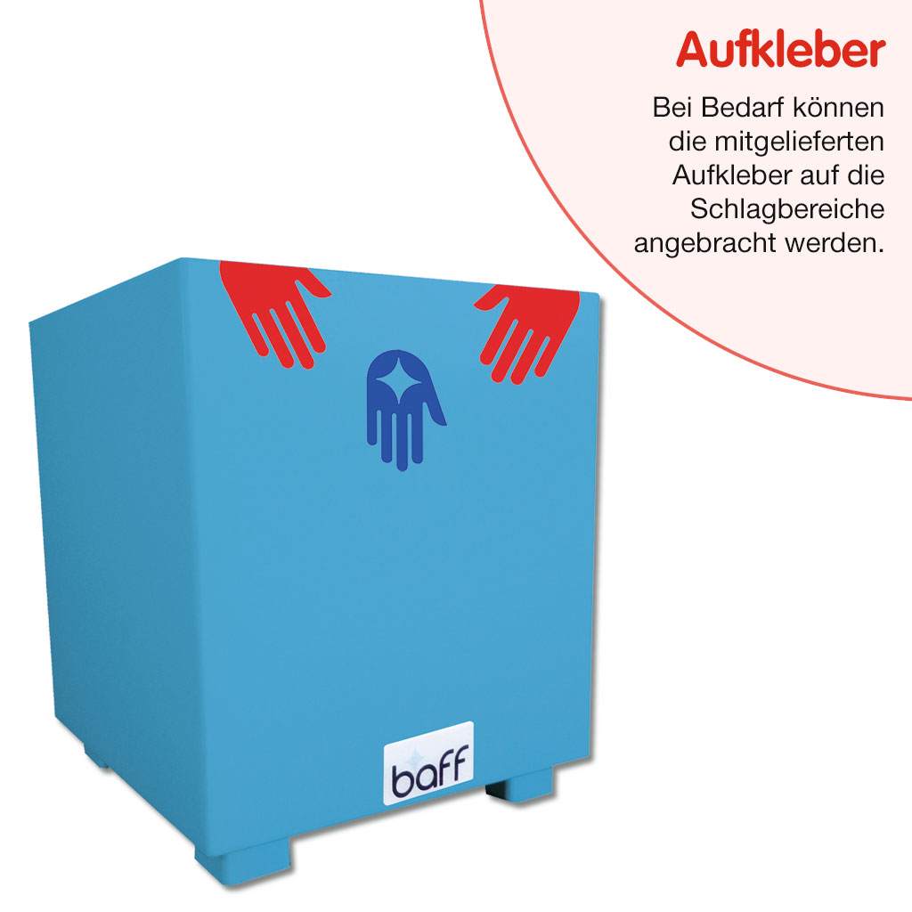 Kindertrommelhocker - Cajonhocker in verschiedenen Farben