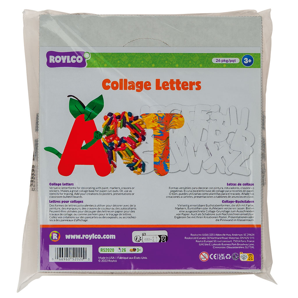 Riesen-Buchstaben zum Selbstgestalten, 26 Stück