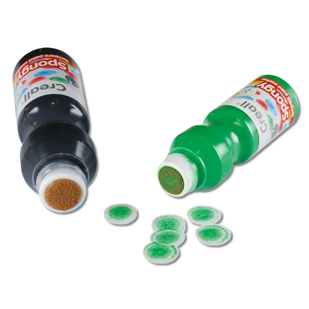 Creall® Spongy Plakatfarbe mit Schwammkappe