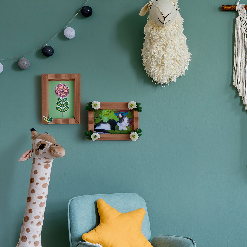 Bilderrahmen-Bastelset aus Wellpappe, 30 Stück