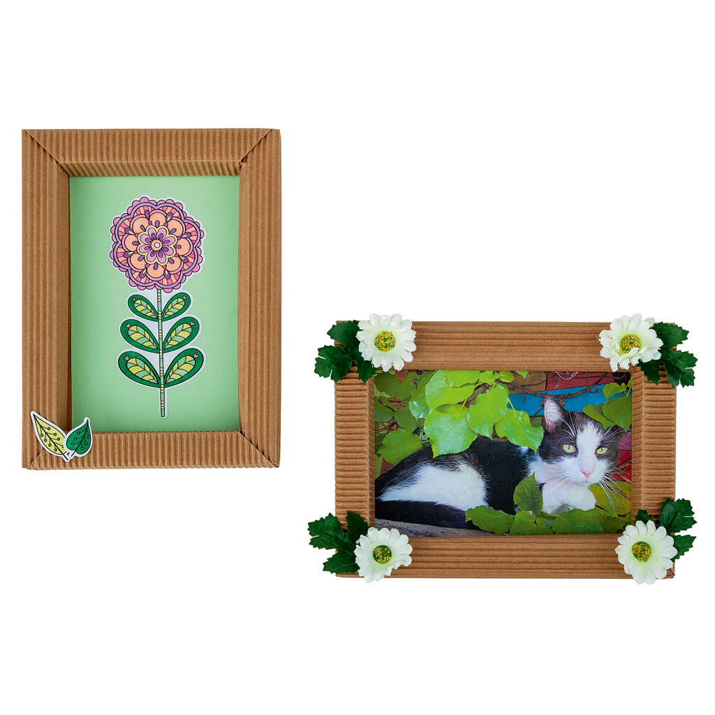 Bilderrahmen-Bastelset aus Wellpappe, 30 Stück