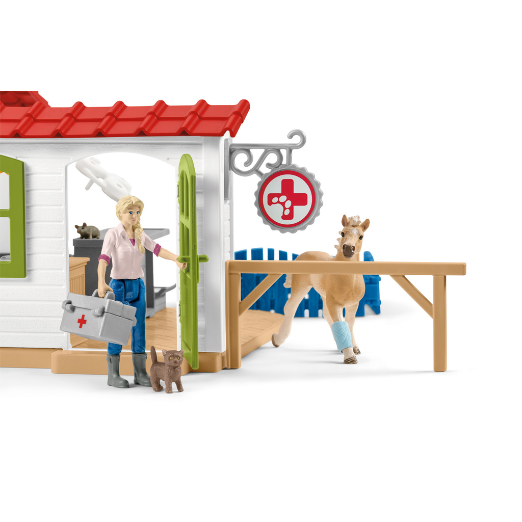 Schleich® Tierarzt-Praxis mit Haustieren