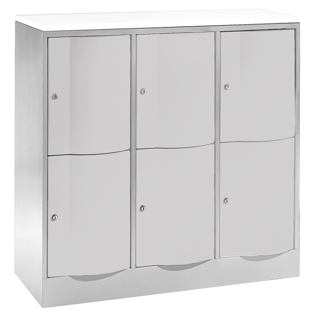 Großraum-Schließfachschrank, 3-reihig Großraum-Schließfachschrank, 3-reihig