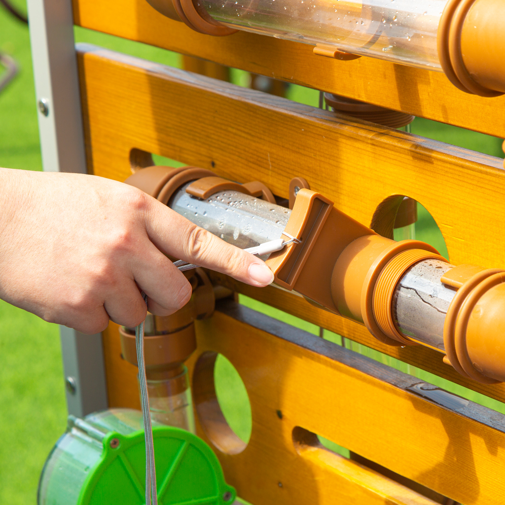 Mobile Outdoor-Wasserspiel-Anlage