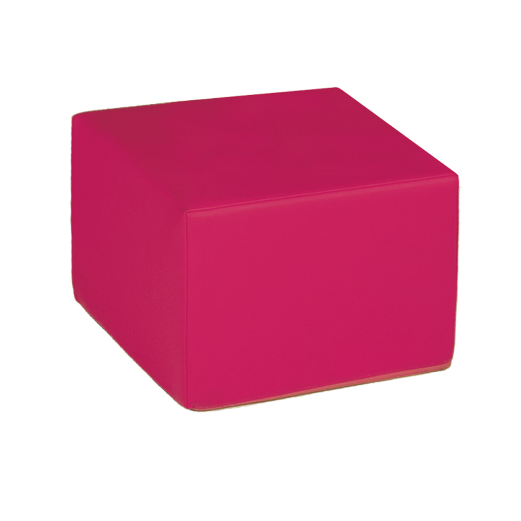 Polsterelement Hocker mit Kunstlederbezug