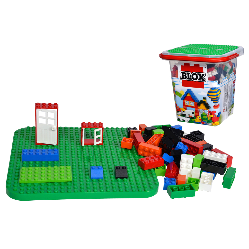 Blox Eimer mit 500 Bausteinen