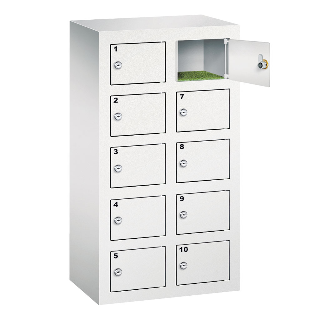 Handyfächerschrank mit 10 Fächern-Bild Auf diesem Bild ist das Produkt mit der Art.Nr.: M-45167 zu sehen