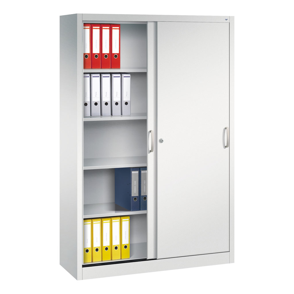 Schiebetürenschrank ohne Mittelwand, mit 4 Böden