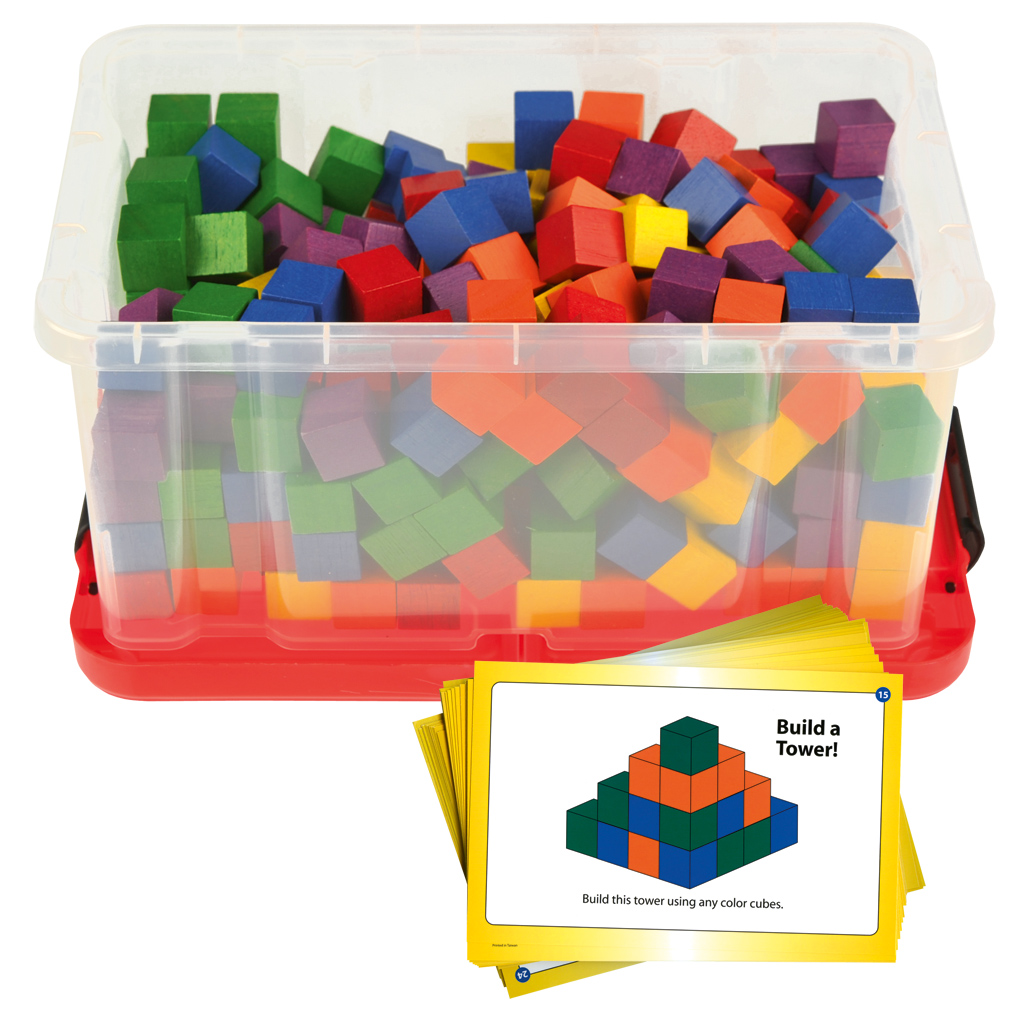 Klassensatz bunte Holzwürfel, inkl. Musterkarten Klassensatz bunte Holzwürfel, inkl. Musterkarten