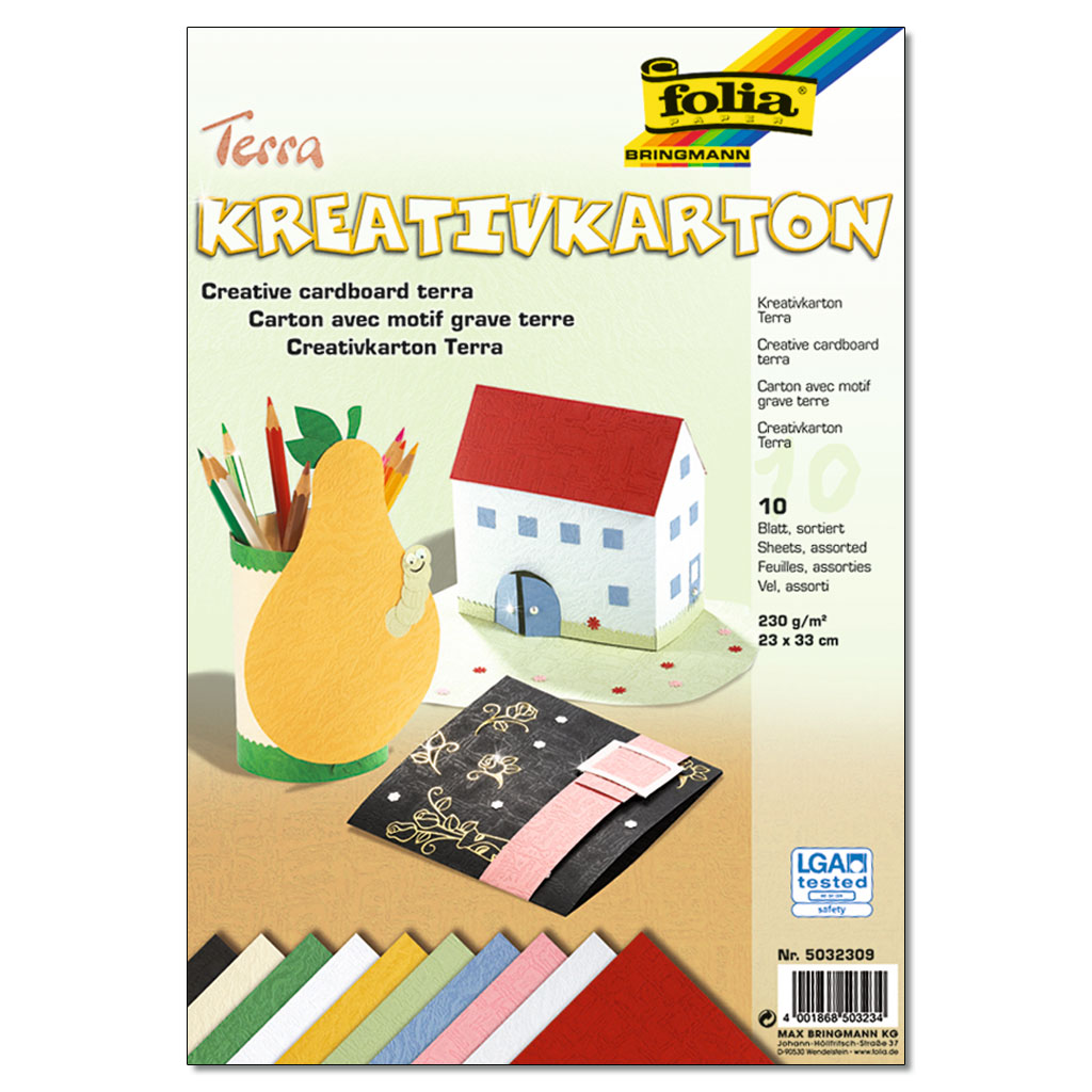 Folia® Kreativkarton Terra 230 g/m²