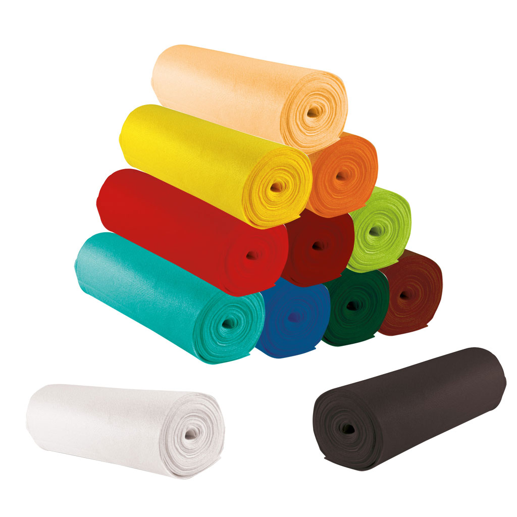 Bastelfilz aus Polyester, 1 Rolle, 45 cm x 5 m Bastelfilz aus Polyester, 1 Rolle, 45 cm x 5 m