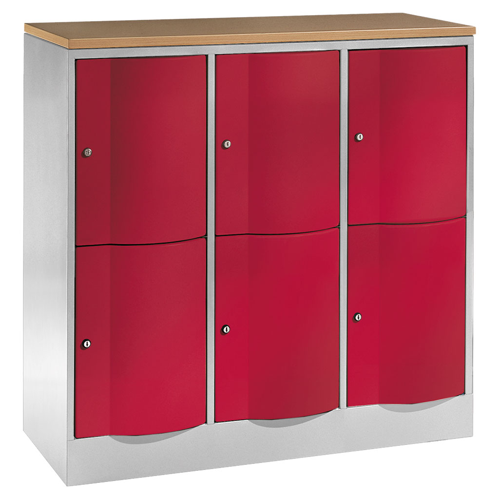 Großraum-Schließfachschrank, 3-reihig Großraum-Schließfachschrank, 3-reihig