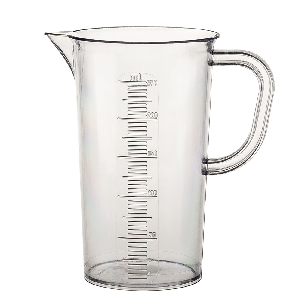 Messbecher, in 3 Größen lieferbar