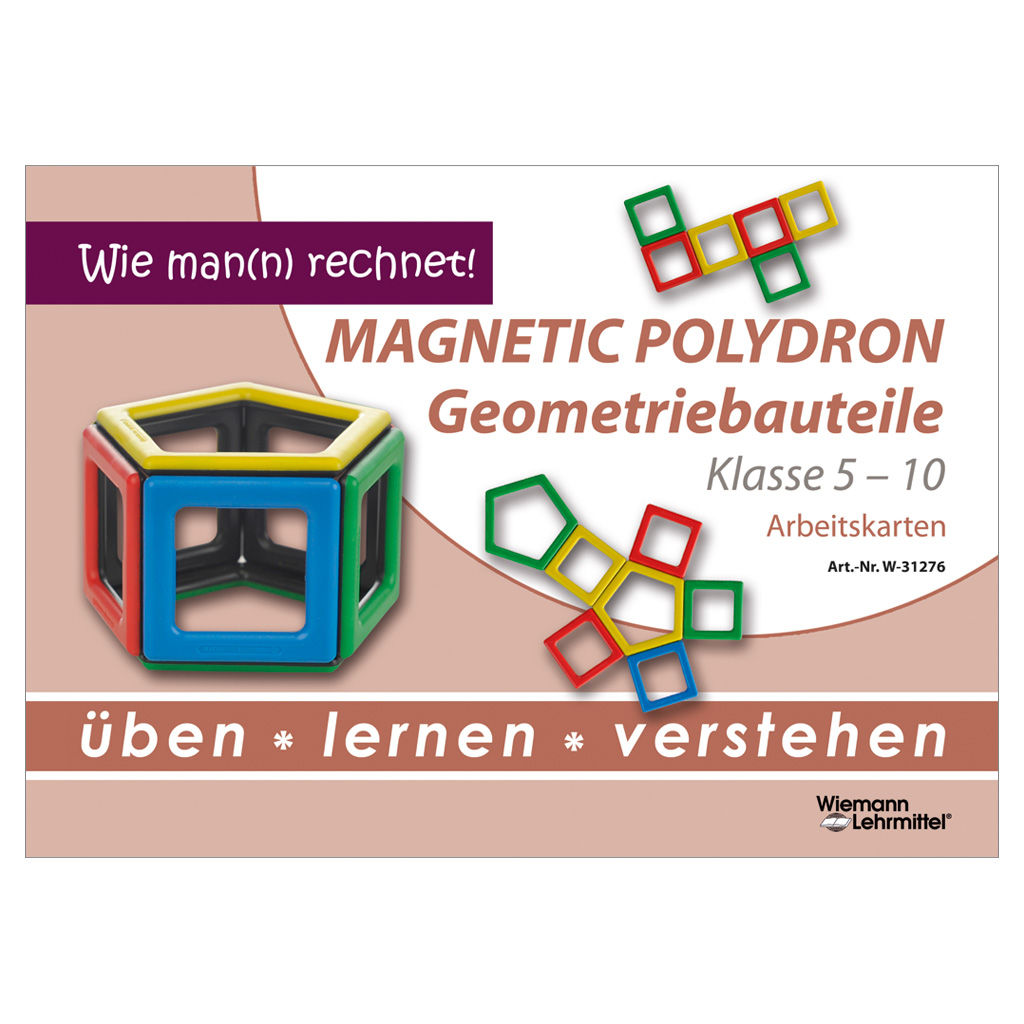 Magnetic Polydron 3D-Geometriebauteile Klassensatz A